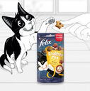FELIX Katzensnacks – leckere Belohnungen für zwischendurch, ideal zur Ergänzung der täglichen Fütterung.